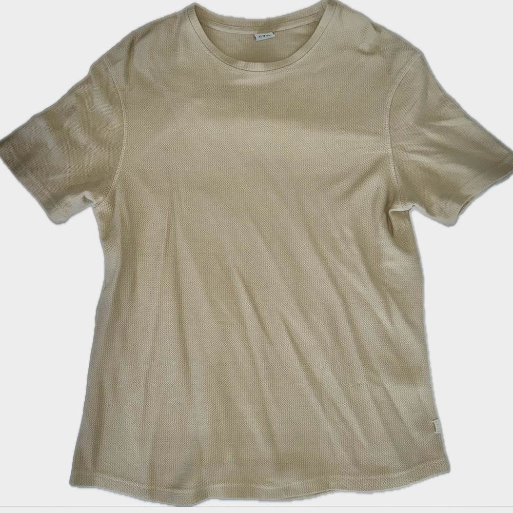 Zara Beige Short Sleeve Tee